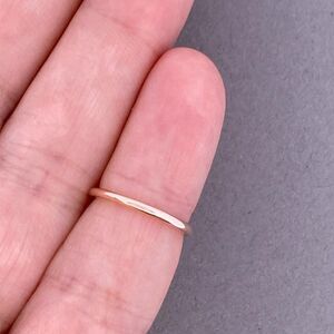 Rose Gold Plated Ring Midi, Pinky, Toe Ring